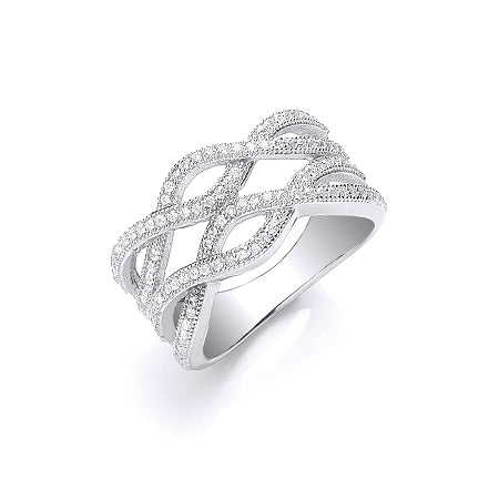 Ladies cubic zirconia rings sales