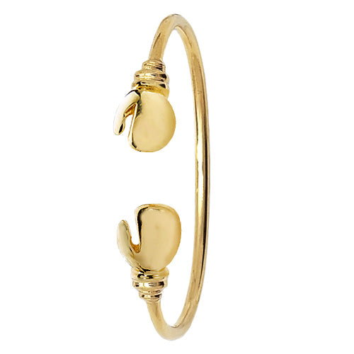 9ct Gold Babies Boxing Gloves Bangle