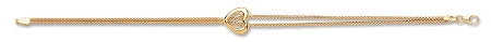  9ct Gold Bracelet With Heart