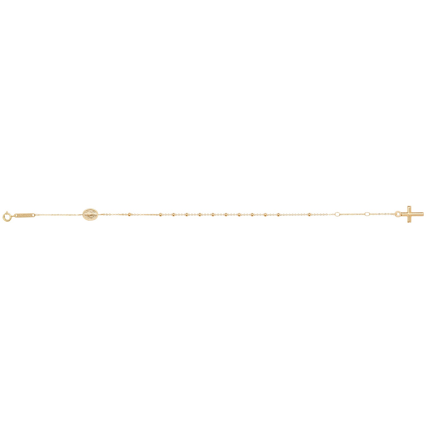 9ct Gold Ladies Rosary Bracelet