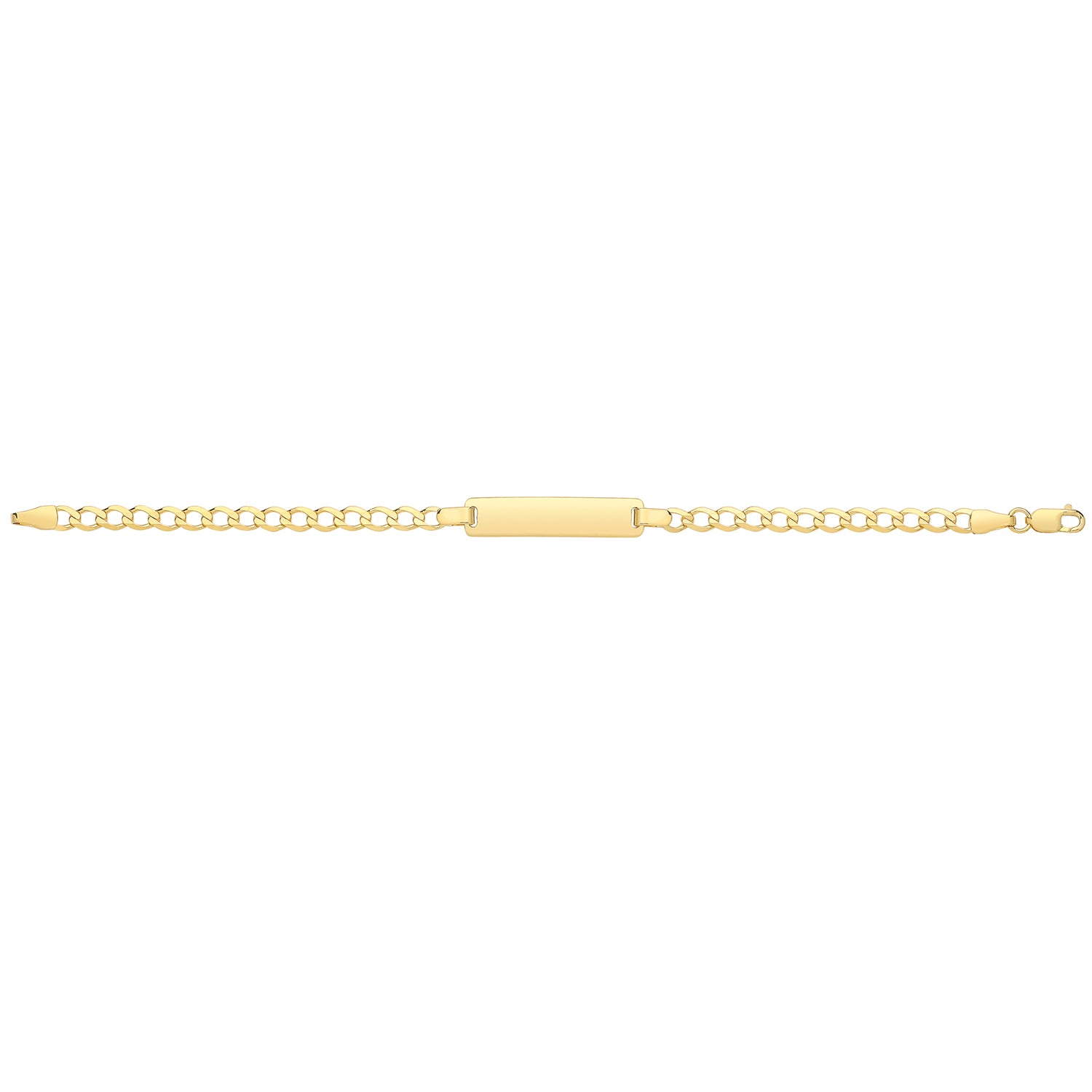 9ct Gold Babies Curb ID Bracelet