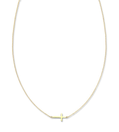 9ct Gold Chain With Cross