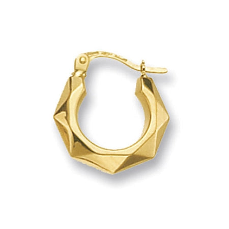 9ct Gold Small Creole  Earrings
