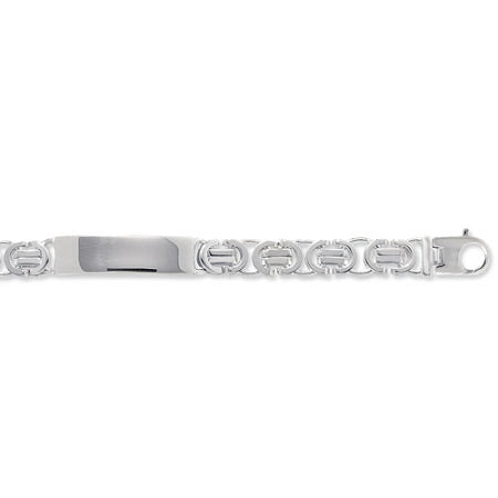 Sterling Silver Gents ByzantineID Bracelet