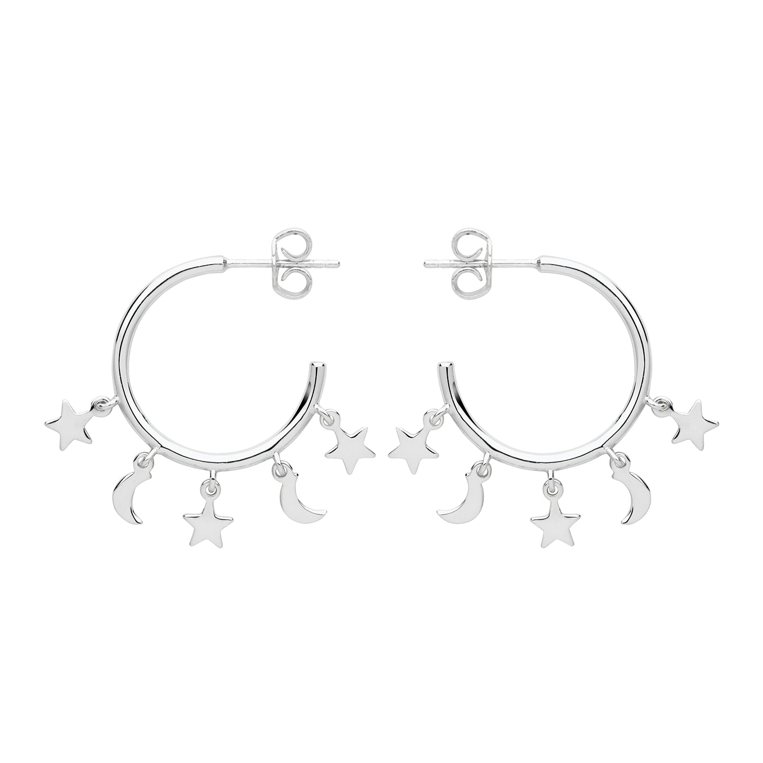 Sterling Silver Hoop Earrings