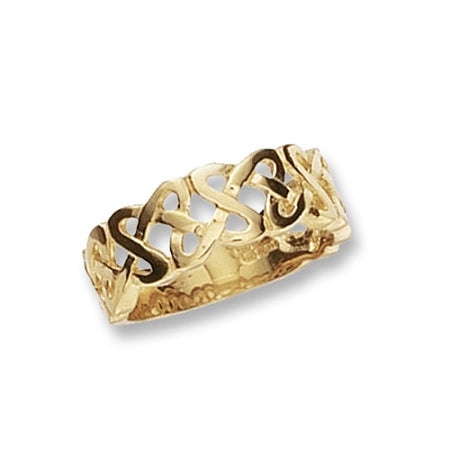 9ct Gold Gents Celtic Ring.